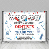 Aperturee - Aperturee White Teeth National Dentists Thank You Backdrop